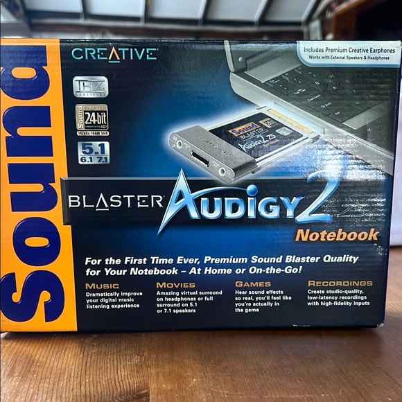 Sound Blaster Audigy 2 Notebook - Black - Picture 1 of 5